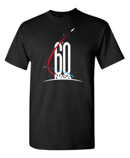 NASA 60th Anniversary Logo - Funny T Shirts & Graphic Tees