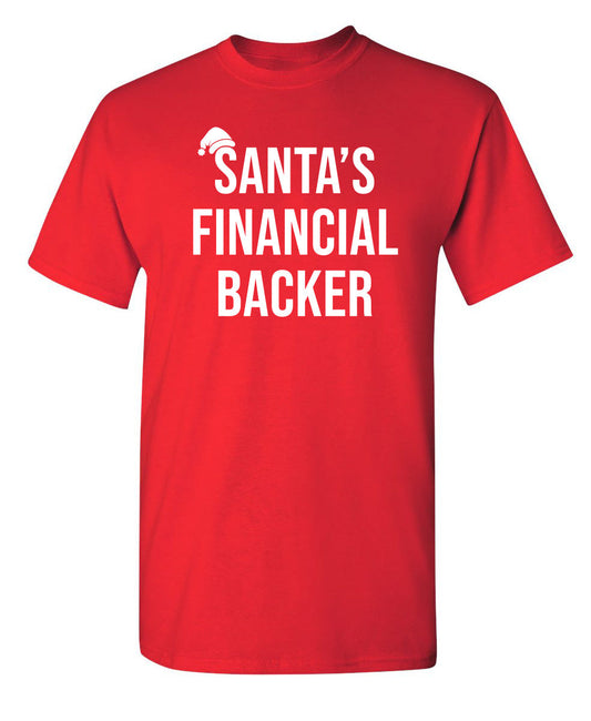 Santa's Financial Backer - Funny T Shirts & Graphic Tees