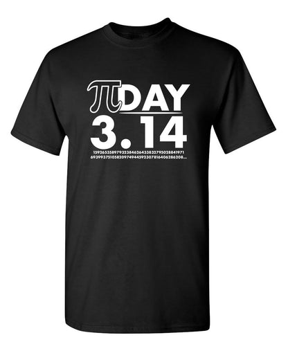 Pi Day 3.14 Numbers - Funny T Shirts & Graphic Tees