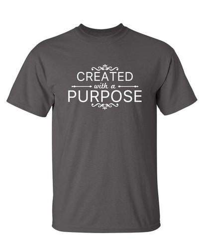 Created With A Purpose - Funny T Shirts & Graphic Tees