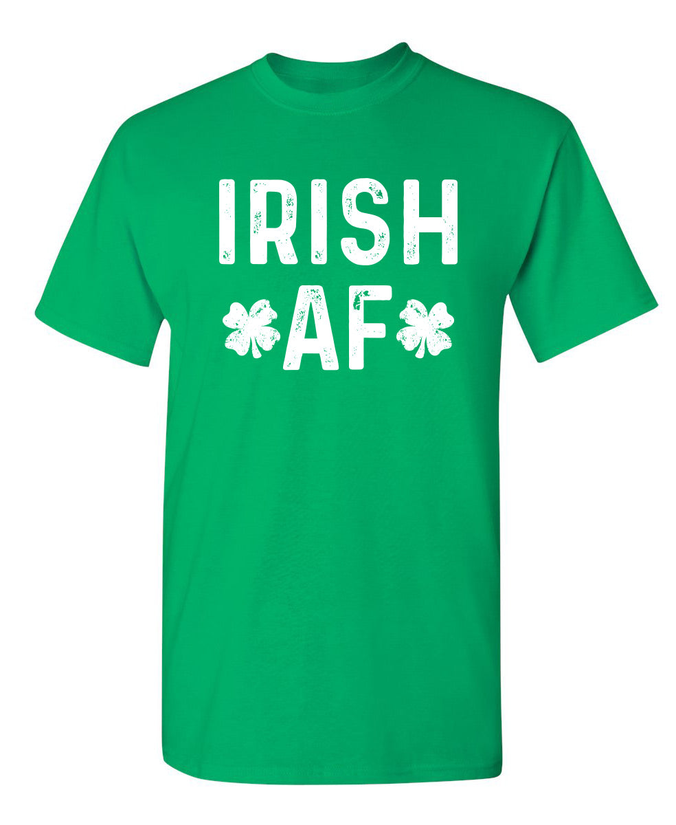 Funny T-Shirts design "Irish AF"