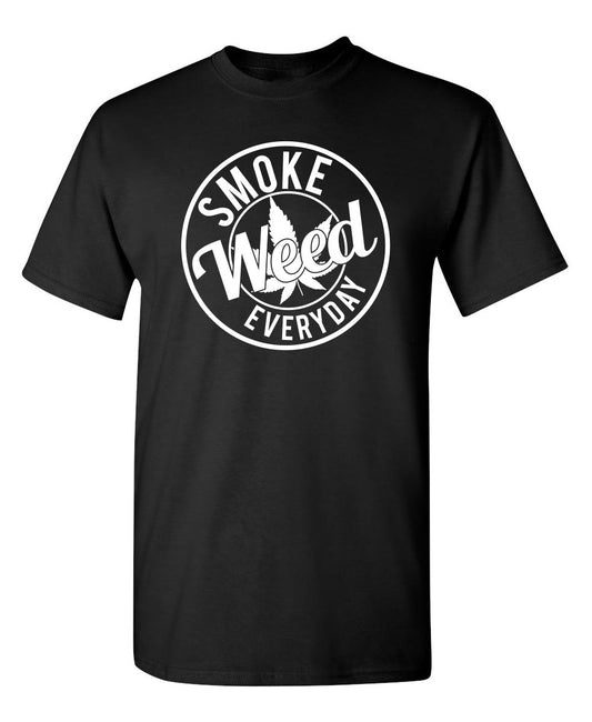 Funny T-Shirts design "Smoke Weed Everyday"