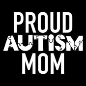 Funny T-Shirts design "Proud Autism Mom"