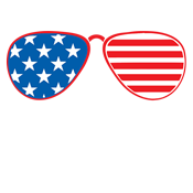Flag Sunglasses Moustache
