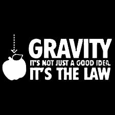 Gravity It's Not Just A Good Idea It's The Law - Funny T Shirts & Graphic Tees