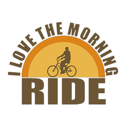Funny T-Shirts design "I Love The Morning Ride"