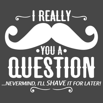 I Really Mustache You A Question T-Shirt