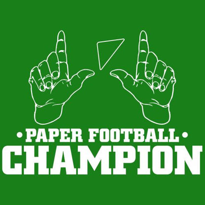 Paper Football Champion T-Shirt