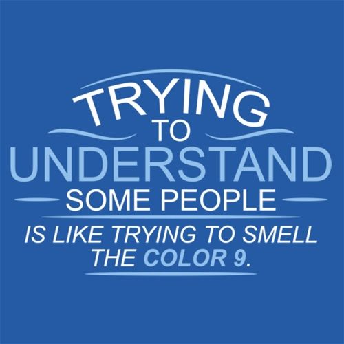 Trying To Understand, Is Like Trying To Smell the Color 9