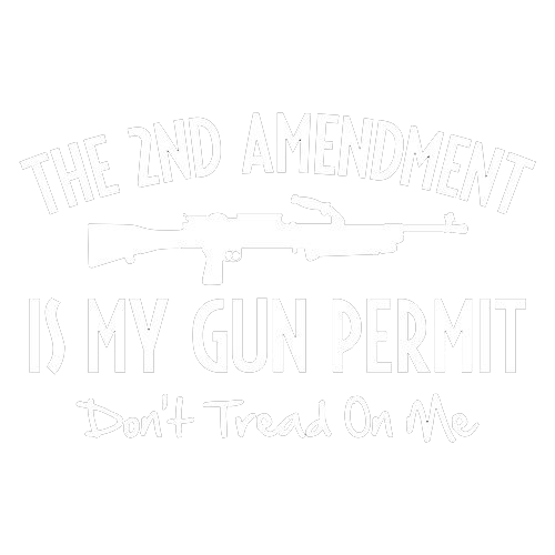 The 2nd Amdendment Is My Gun Permit Don't Tread On Me - Roadkill T Shirts