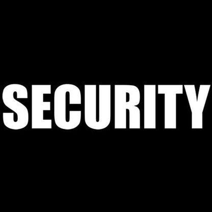 Funny T-Shirts design "Security"