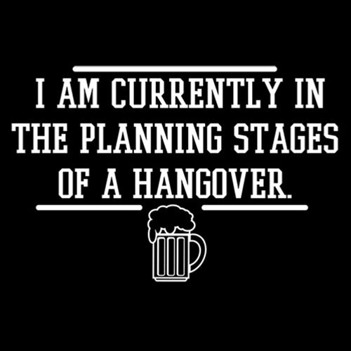 I Am Currently In The Planning Stages Of A Hangover