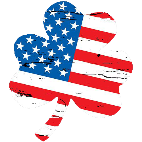 Clover Shaped American Flag