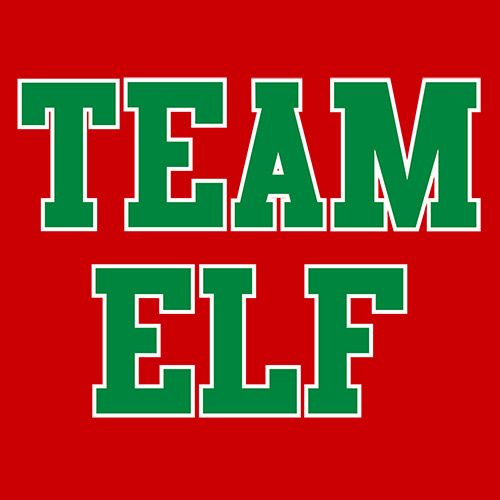 Funny T-Shirts design "Team Elf"