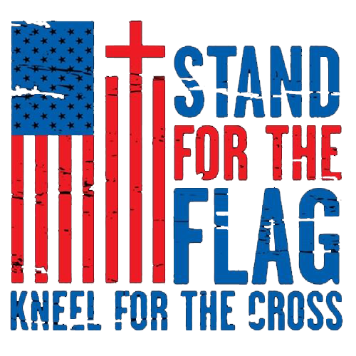 Stand For The Flag Kneel For The Cross - Roadkill T Shirts